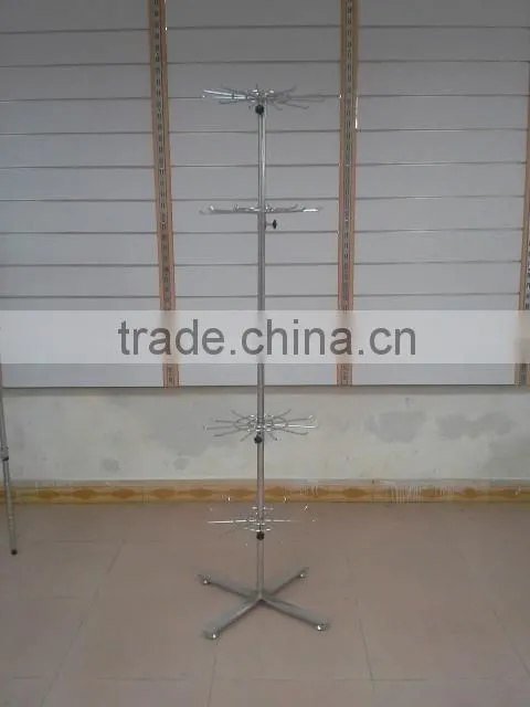 6 layer adjustable rotating display stand/rack