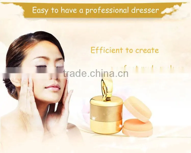 EveryLady high quality custom powder case with puff
