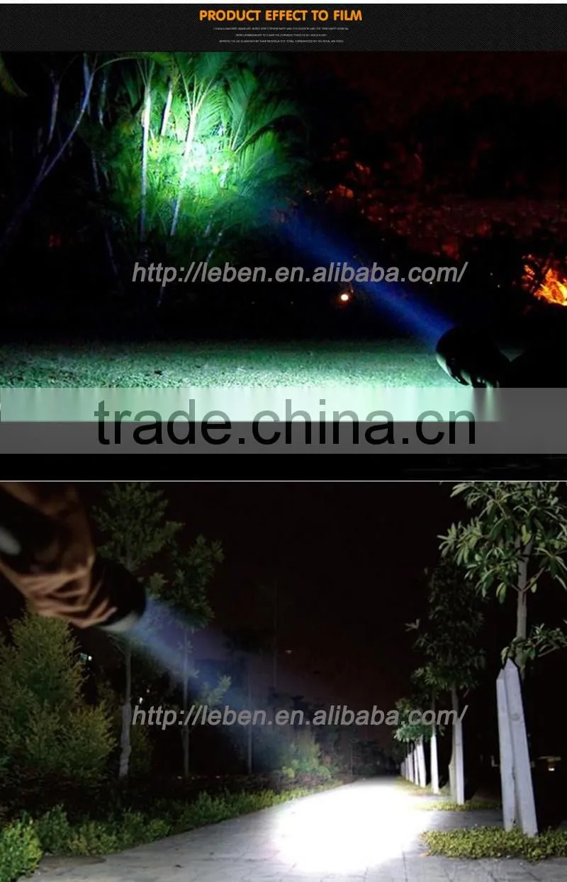 35W 24W Tactical Xenon HID Flashlight rechargeable 2200mah battery HID Xeon Torch Flashlight