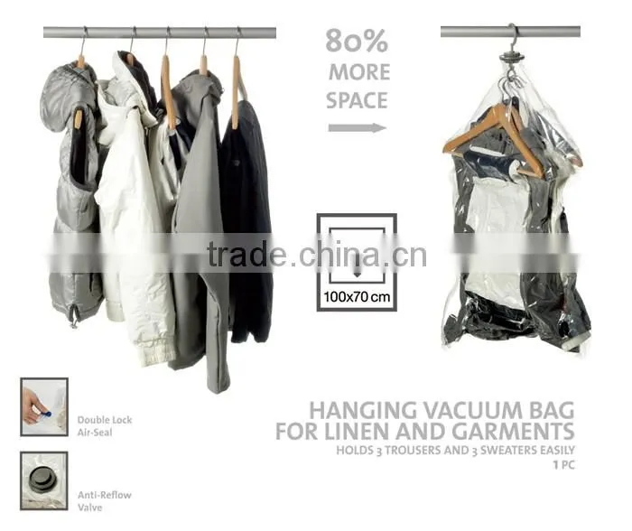 Hot sell Vacuum storage roll up space bag for travel and clothes