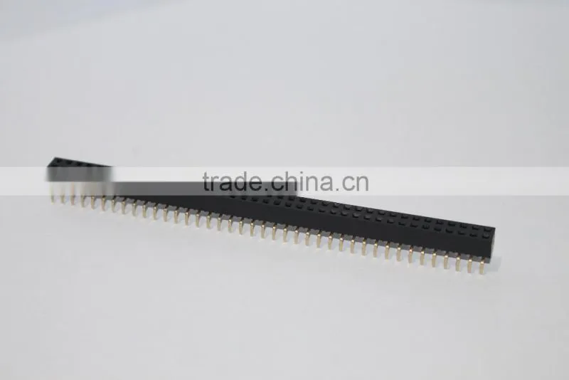 Female Header 2.54mm Double Row Bottom Entry type