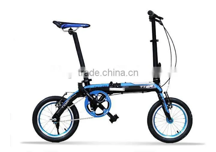 14" foldable bicycle mini bikes 9.5KG suitable for ladies and children