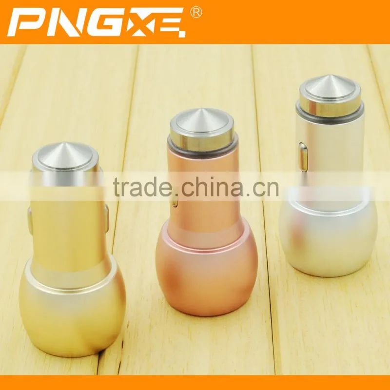 wholesale 2016 new products metal vehicle charger, metal usb car charger