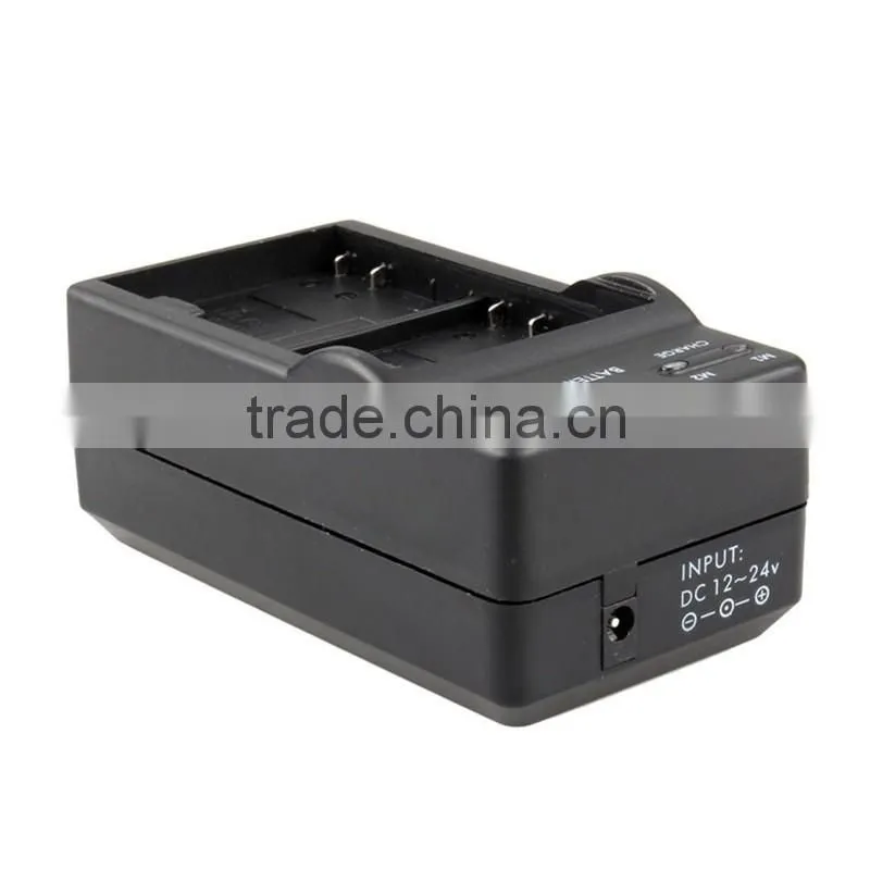 High Quality For SJ4000 SJ5000 Portable Dual Travel Wall 2 Camera Battery Charger Adapter