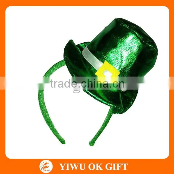 St Patrick's Day Mini Top Hat Headband