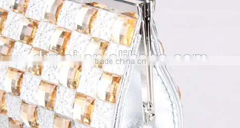 2015 crystal and rhinestone evening bags fashion clutch bag