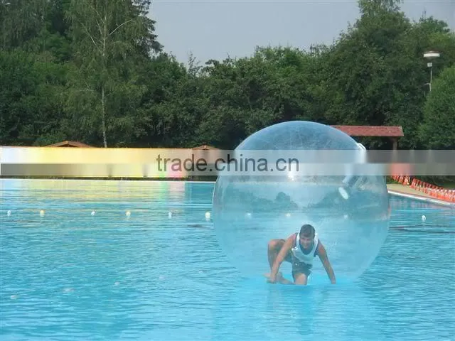 Inflatable bumper game/clear plastic inflatable bumper ball