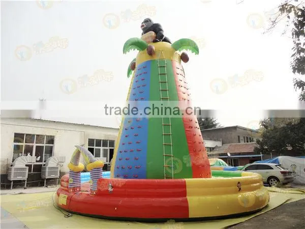 Kids inflatable climbing walls for sale