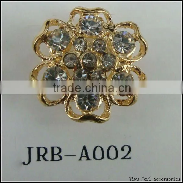 shinning heart shape crystal decorative button/button rhinestone