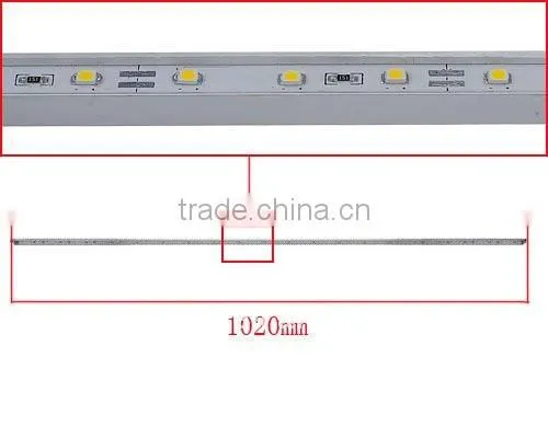 DC 12V 60 SMD Rigid LED Strip Light Bar Pure White 1M