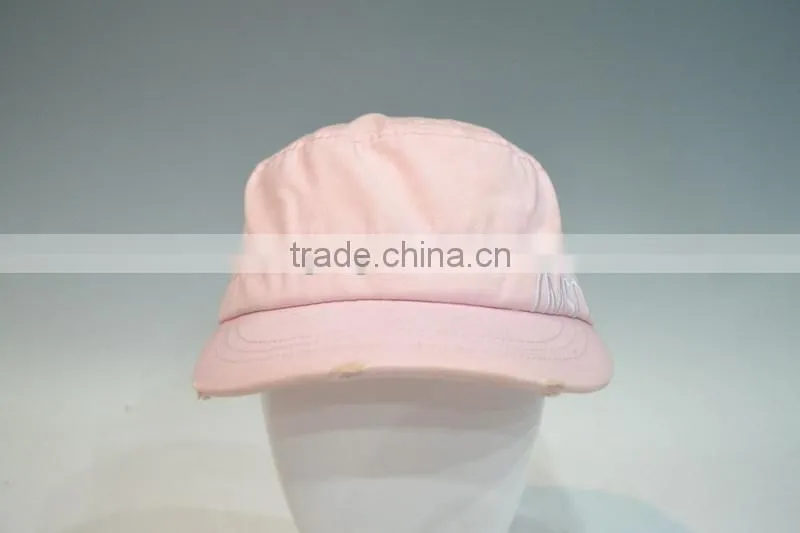 quick drying promotional flat top miltary caps OEM LOGO brand baseball cap