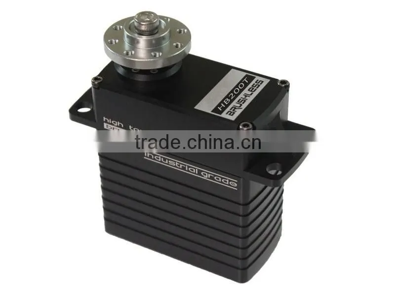 HB200T 205kg.cm Industrial Standard High Torque Brushless Motors CNC Aluminium Alloy Robot Servo