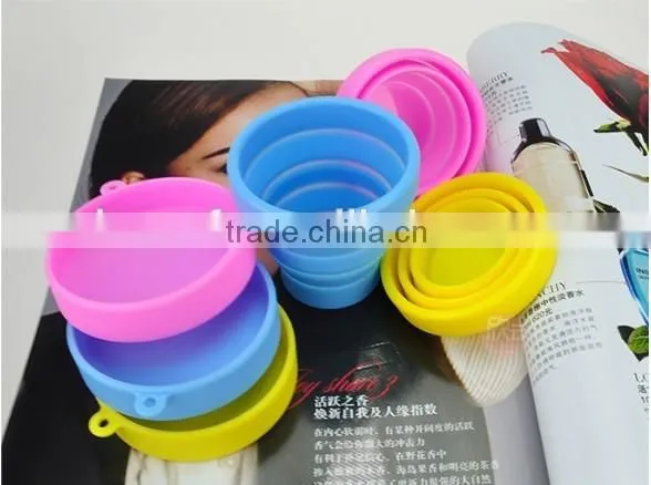 Custom Silicone Cups,Silicone Foldable Cups,Silicone Collapsible Cups
