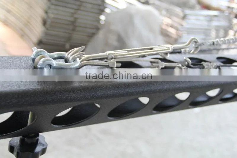 Professional 12m 2-axis motorized dutch head crane video camera jimmy jib crane