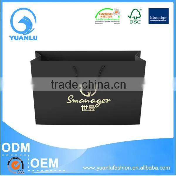 HOT new year colorful cheap kraft paper bags with handles wholesale
