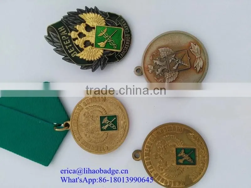 Low price war medals Free delivery custom metal award medals Excellent quality cheap Russia medals