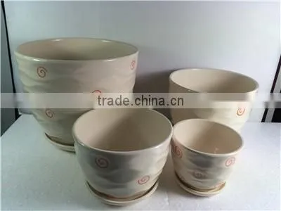 Good quality hot sale cheap ceramic flower pot for garden