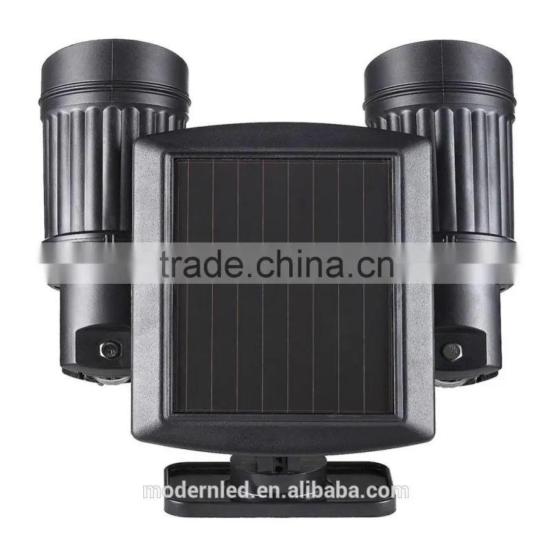 good price double heads sensor up and down solar wall light