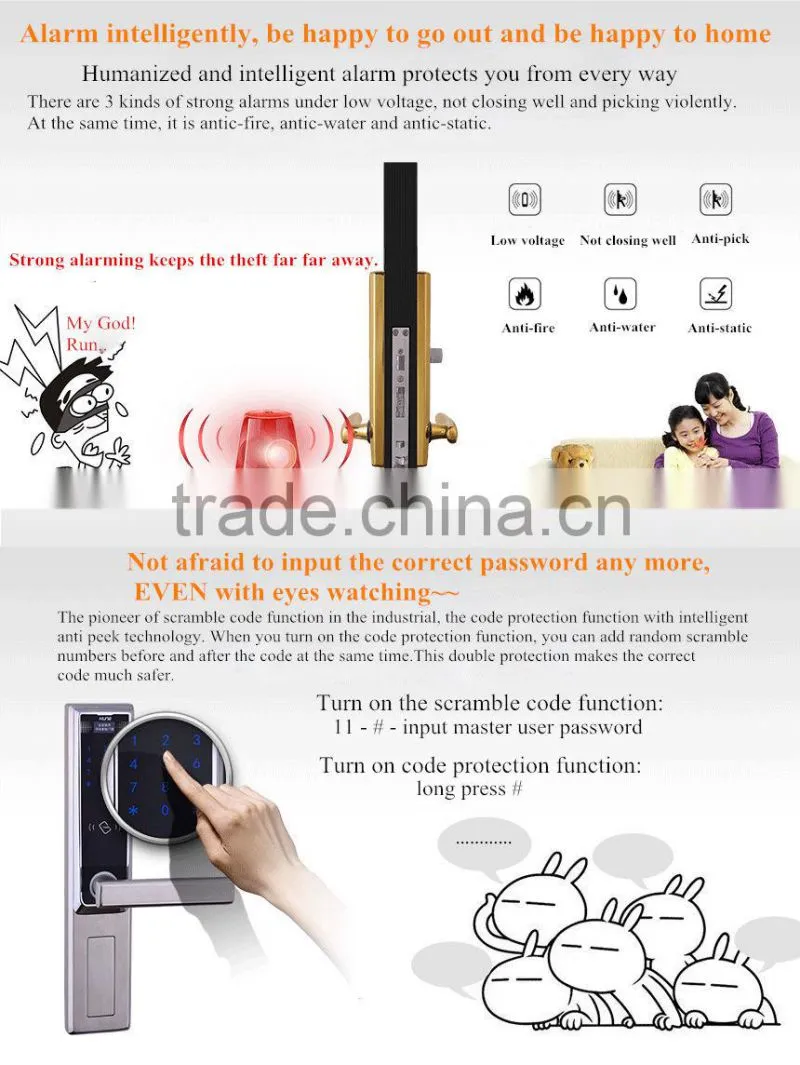 keypad door lock,password lock,password door digital lock