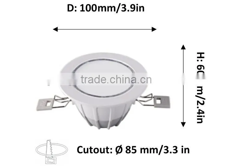 Factory price wholesale 4W 2.5''round led downlight built-in driver unique design