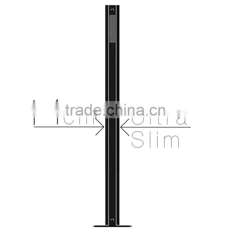 55inch 2500nits fan-cooling floor-standing LCD advertising outdoor kiosk with double screen