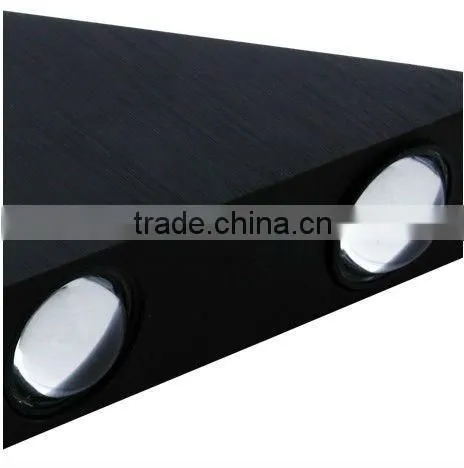 2013 Best sale Epistar chips triangle Brushed aluminum 5w wall light