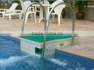 Combo pipless integrative swimming pool portable filter with swimming pool lights