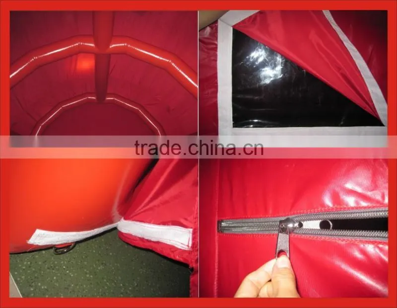 Ji Ho Red Air-sealed Inflatable Tent For Sale
