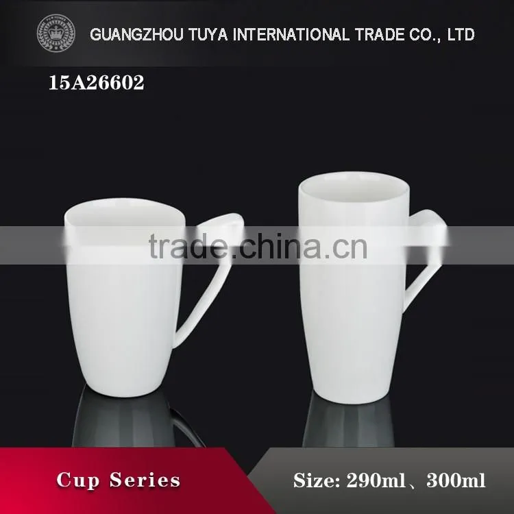 Ceramic coffee cup, wholesale cheap white ceramic cup