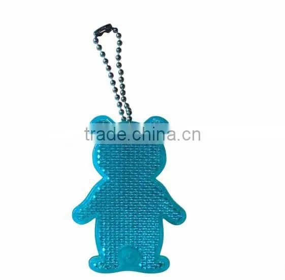 bear shape promotional soft pvc keychain