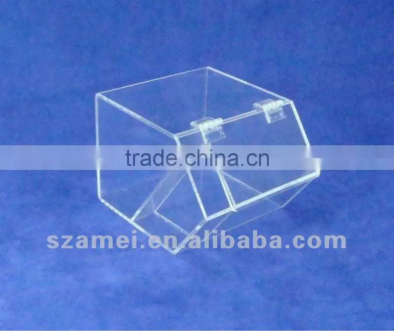 2017 clear cylinder shape acrylic candy display case tube
