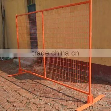 Galvanized US type and Canada standard powder coating Temporary fence/removable portable metal fencing
