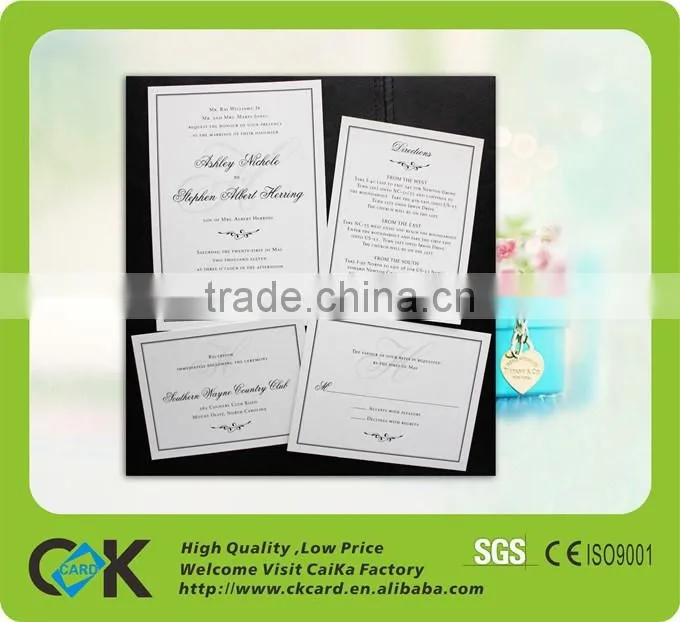 a4 size 3D luxury christmas card printing 300g art paper