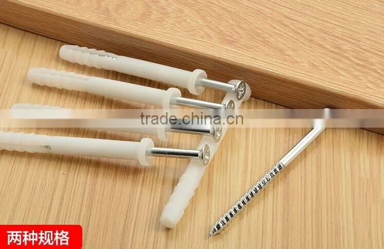 60mm&80mm screw with expansion plastic screw sleeve