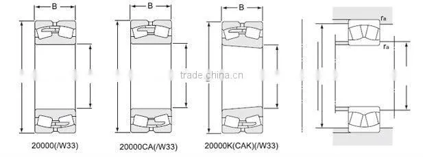 high speed rotary bearing 23024k for agent required