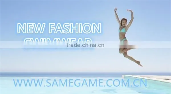 Private Label Sexy Swimwear With Flounces Of Mature Women High Waist Bikini Swimwear 2016