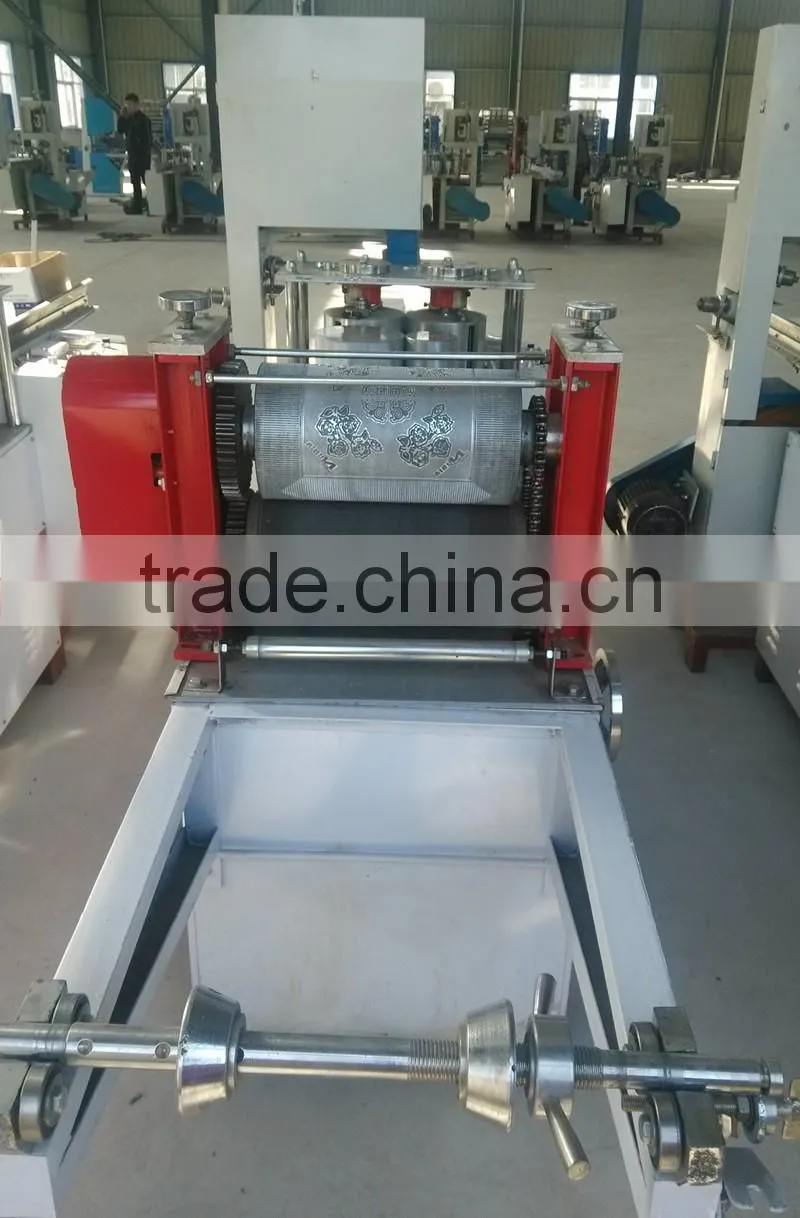 Full Automatic High Speed Electric Tissue Paper Napkin Machine Price For Sale