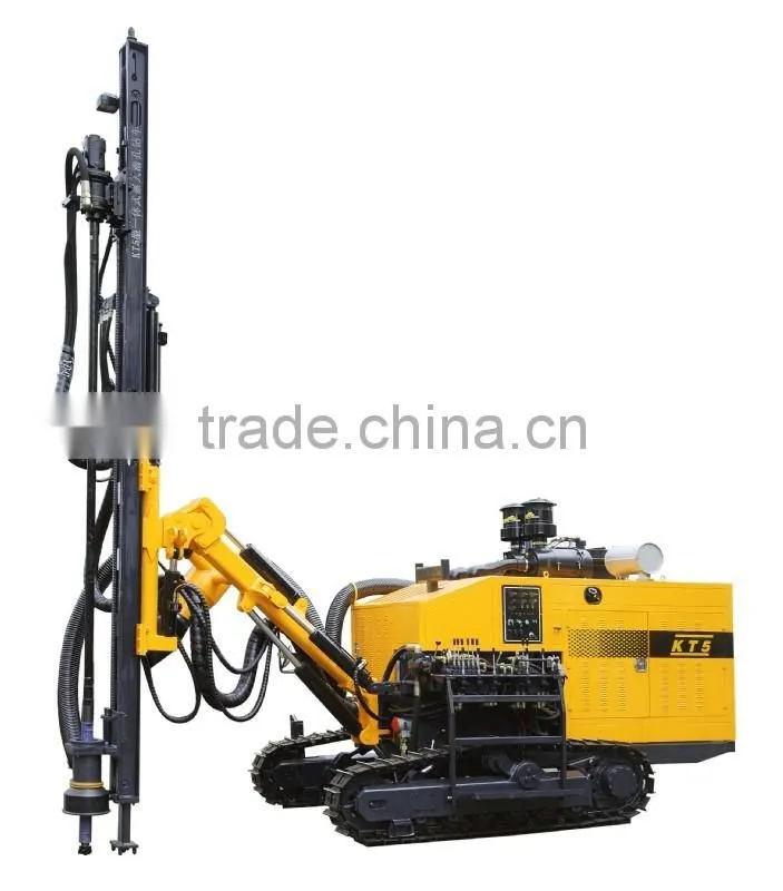 KT5 the most advanced crawler mounted integrated dth drilling rig