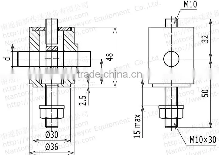 Conveyor Components, TX-250 Swivel Head