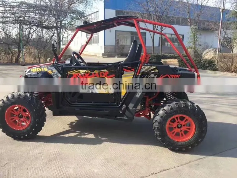 2017 Newest color-process 400cc go kart with LED roof lights (TKG400-A4)