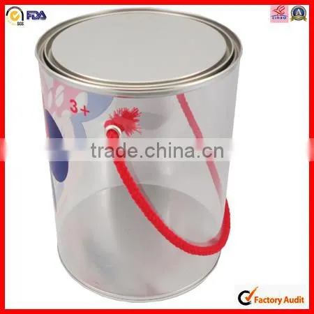 pvc transparent candy tins