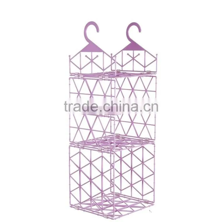 DIY Plastic Hanging Storage Organizer