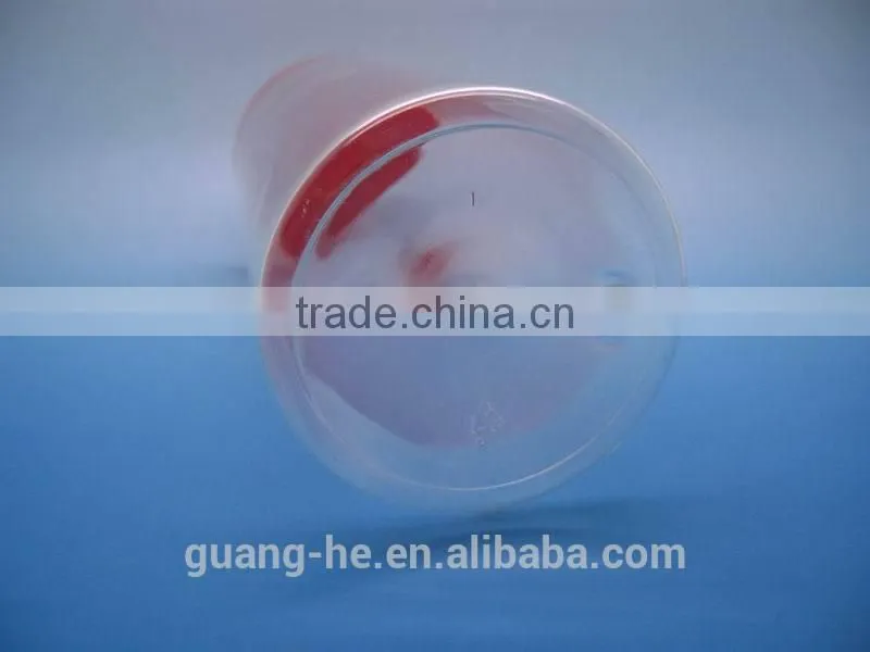 1L environmental 100%biodegradable clearly PLA bottle with lid for shampoo