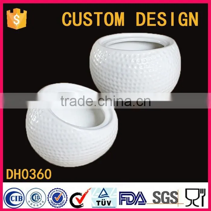 Customized logo ceramic spice container