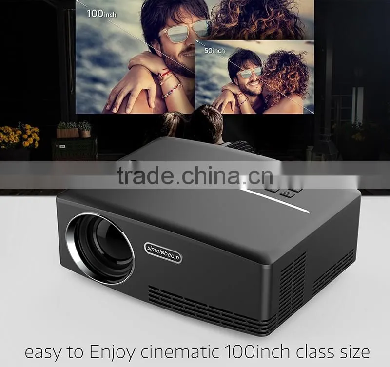 New arrival GP80 led projector 800x480pixels home theatre portable led projector GP80