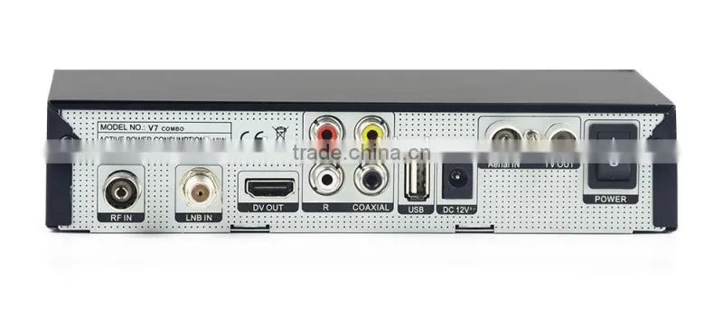 DVB-S2+T2 Freesat V7 Combo Set Top Box Support 3G CCCAM Full 1080P HD Satellite Receiver