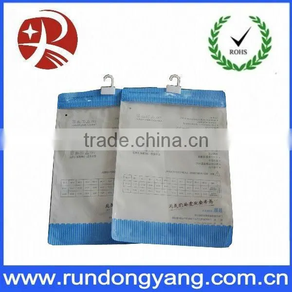 Clear wide usage plastic zipper bag for sale