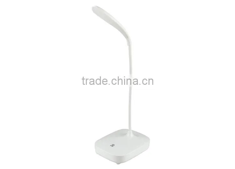 Fashion smart ultra bright flexible arm folding led desk lamp