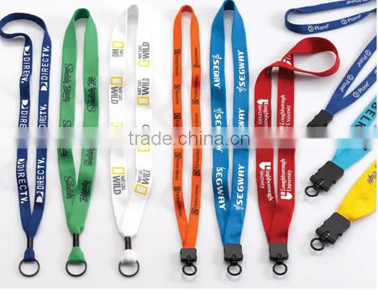 2015 New Products on China Market Cheap Custom Lanyard No Minimum Order With Any Hook