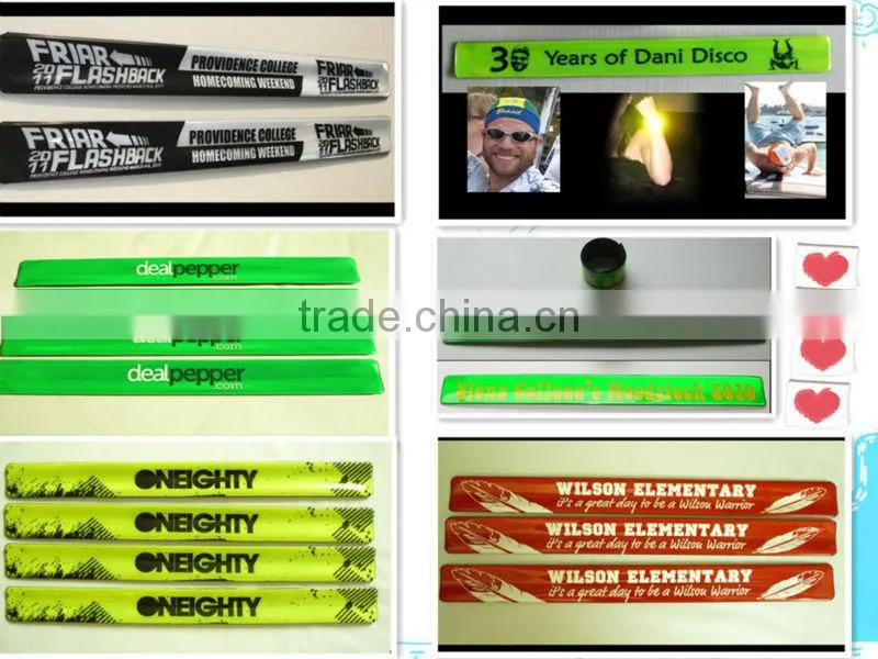 Reflective Snap Slap Bands Different Styles Lots Of Colors UK STOCK FAST